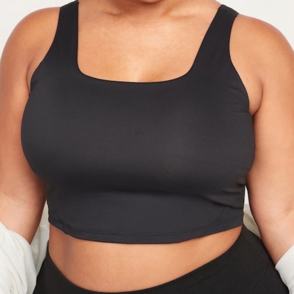 NWT Forever 21 Plus Sunny Spot Black Knit Tank Crop Top Size 3X
